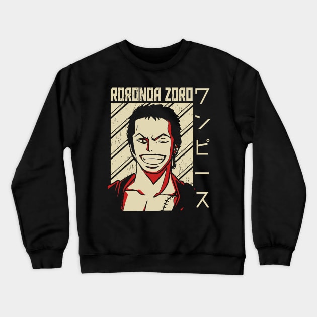 Roronoa Zoro Crewneck Sweatshirt by BeeDart